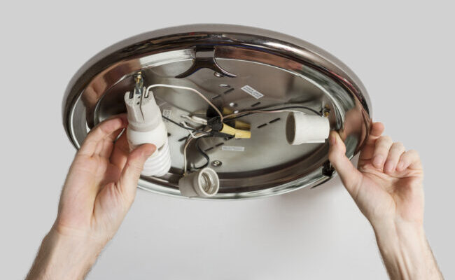 How to Safely Replace A Ceiling Light
